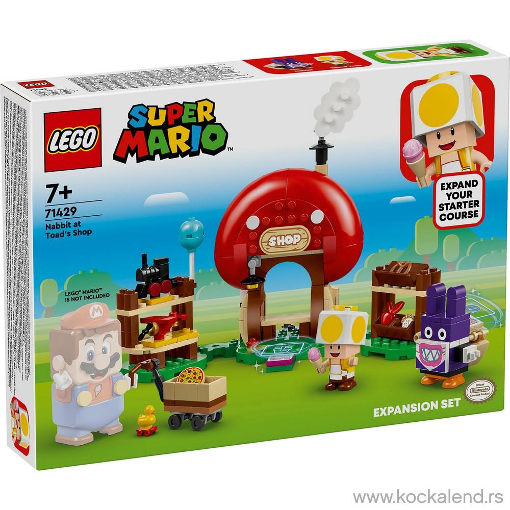 LEGO SUPER MARIO NABBIT AT TOADS SHOP EXPANSION SET 