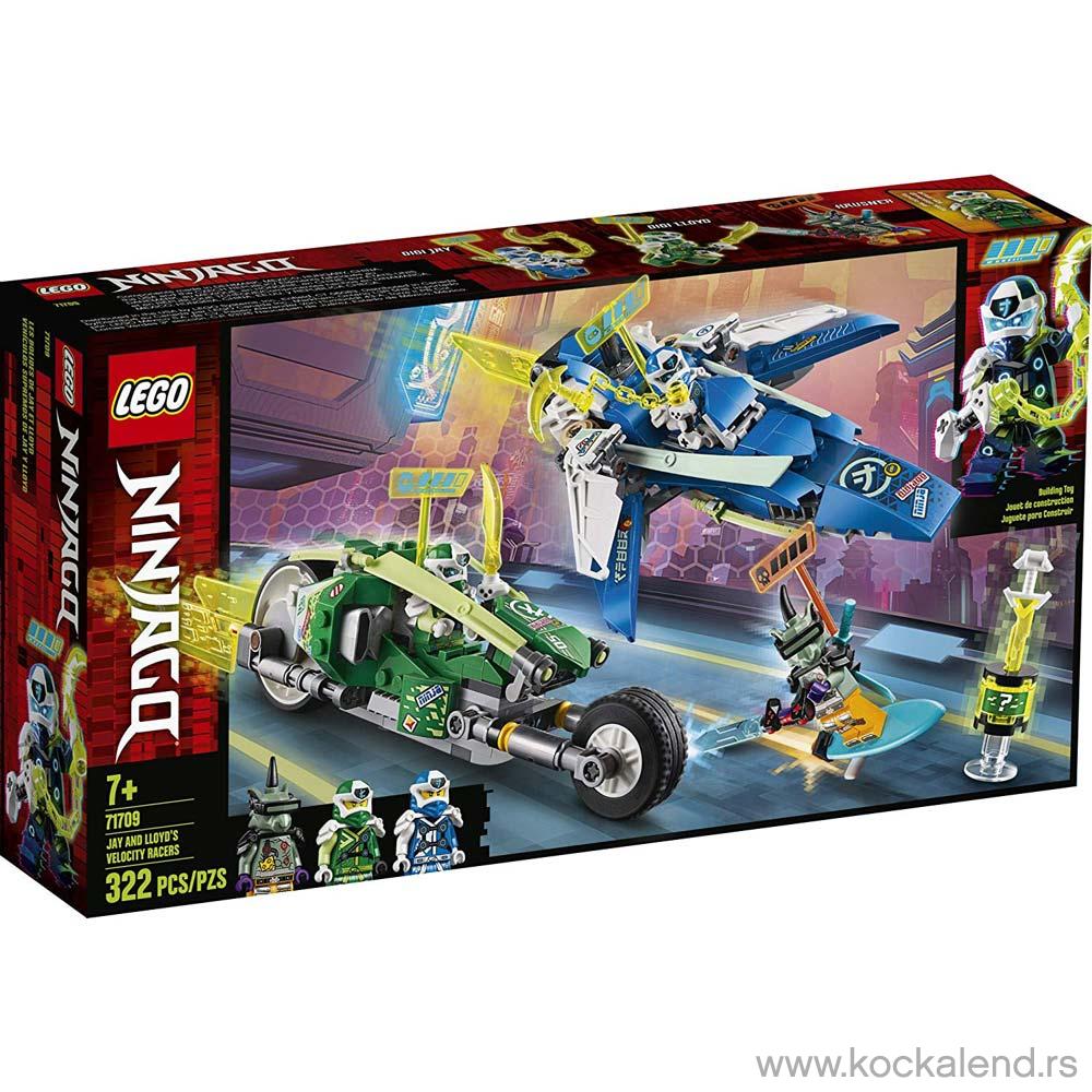 LEGO NINJAGO JAY AND LLOYDS VELOCITY RACERS 