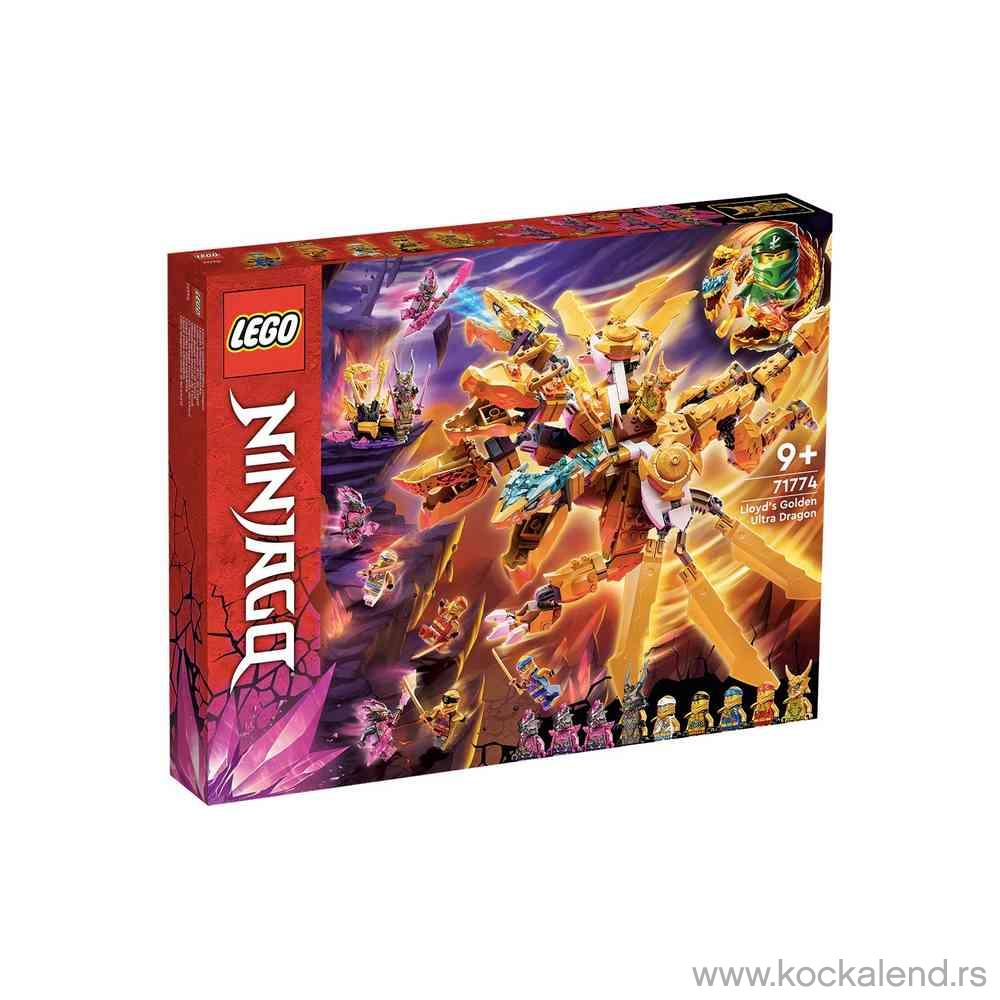 LEGO NINJAGO LLOYD S GOLDEN ULTRA DRAGON 