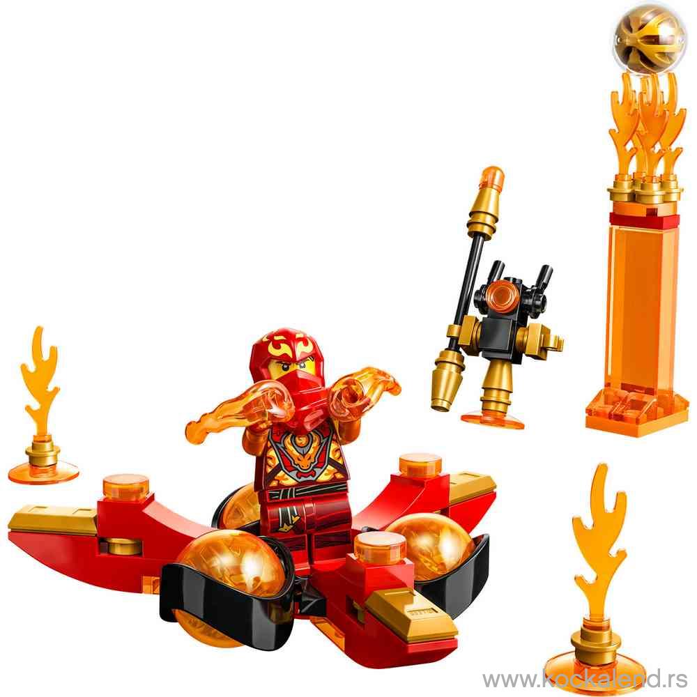 LEGO NINJAGO KAIS DRAGON POWER SPINJITZY 