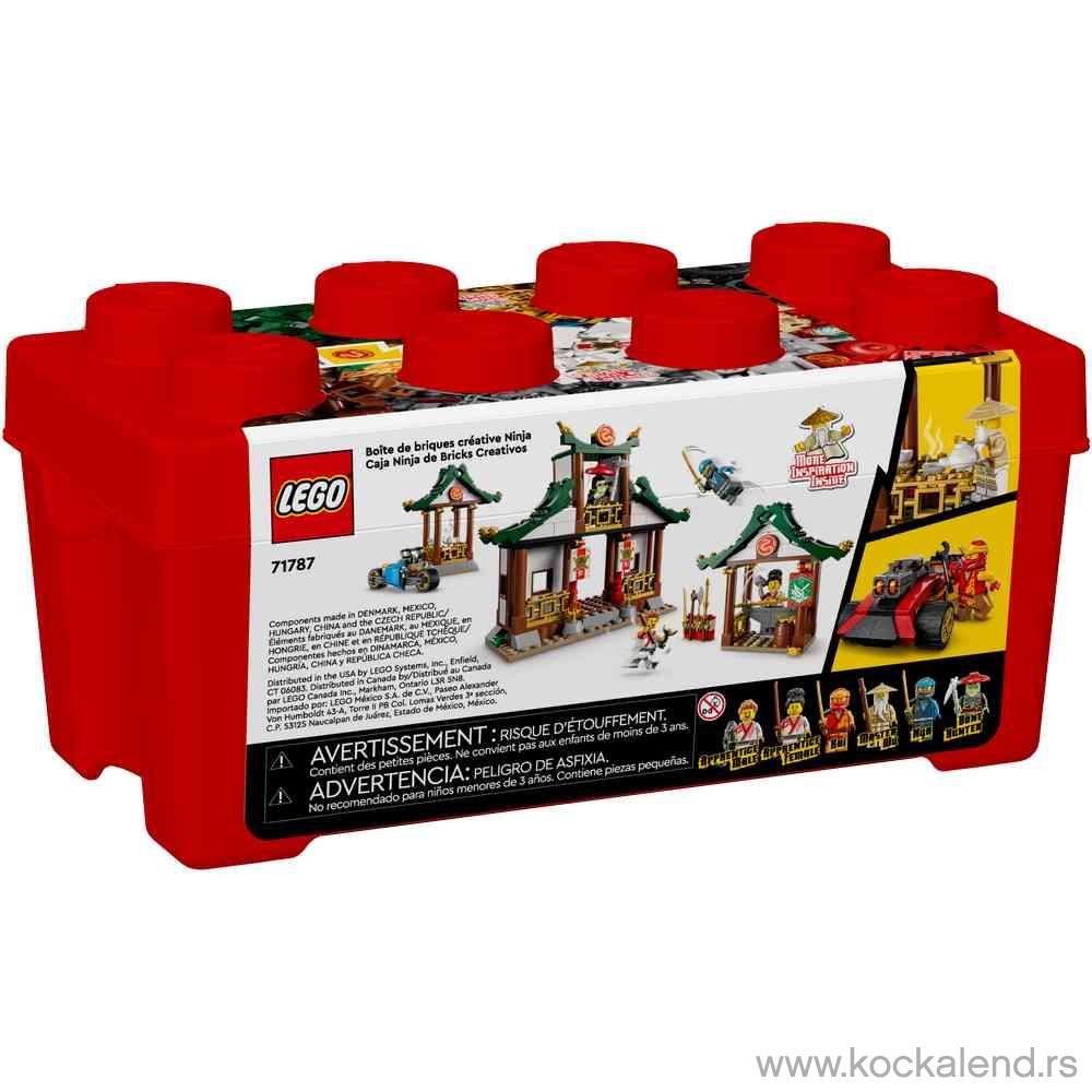 LEGO NINJAGO CREATIVE NINJA BRICK BOX 