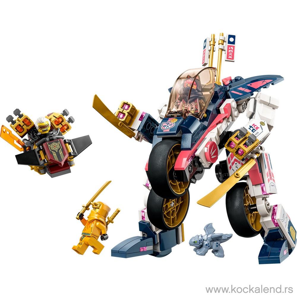 LEGO NINJAGO SORAS TRANSFORMING MECH BIKE RACER 