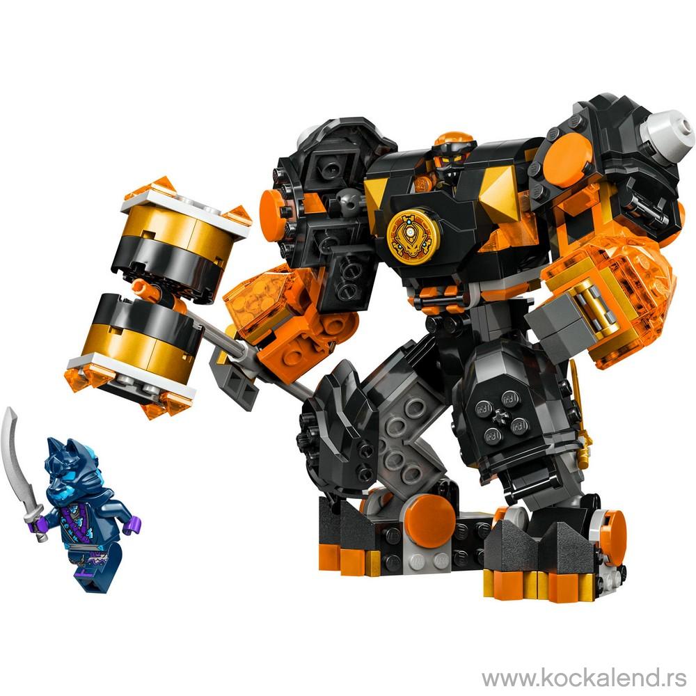 LEGO NINJAGO COLES ELEMENTAL EARTH MECH 