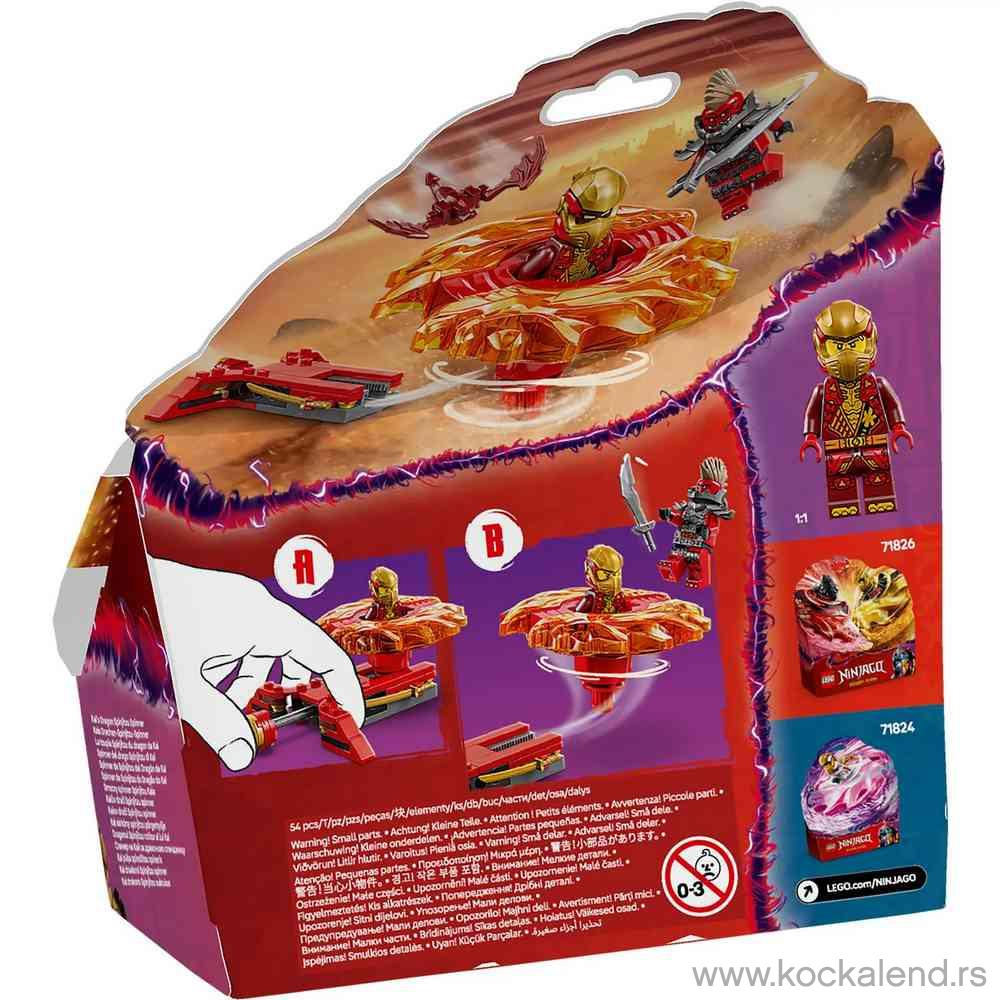 LEGO NINJAGO KAIS DRAGON SPINJITZU SPINNER