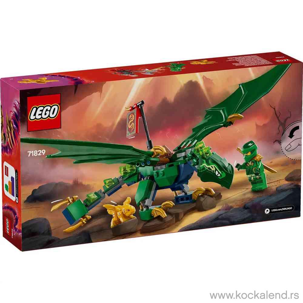 LEGO NINJAGO LLOYDS GREEN FOREST DRAGON 