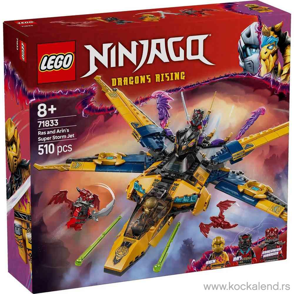 LEGO NINJAGO RAS AND ARINS SUPER STORM JET