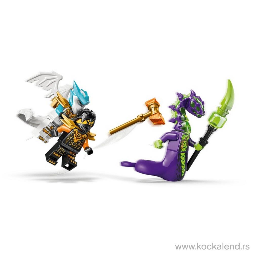 LEGO NINJAGO COLES MISSION MECH  AND  DRAGON 