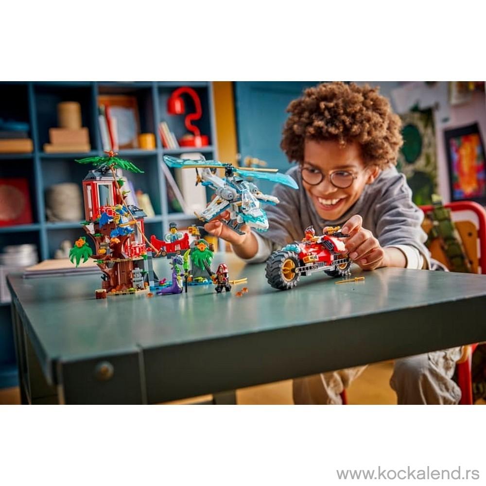 LEGO NINJAGO NINJA VEHICLE TREE HOUSE BATTLE 