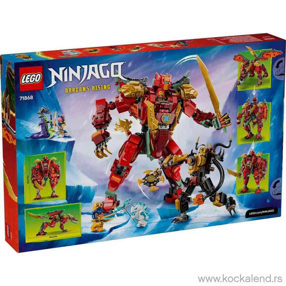 LEGO NINJAGO WYLDFYRES TRANSFORMING DRAG 
