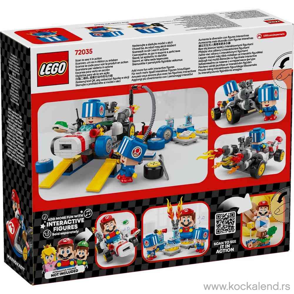 LEGO SUPER MARIO MARIO KART – TOADS GARAGE 