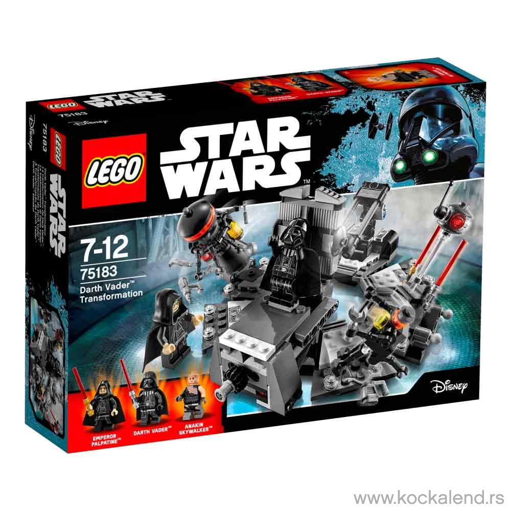 LEGO STAR WARS DARTH VADER TRANSFORMATION 