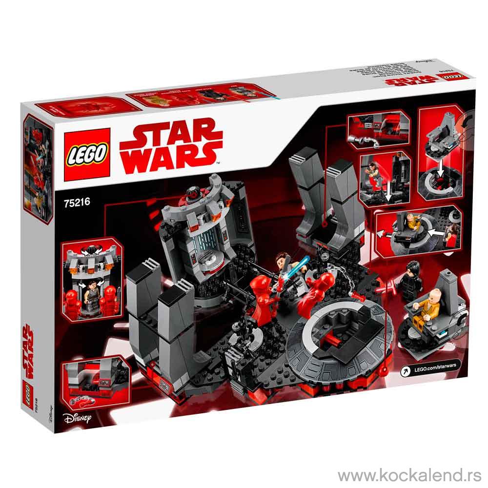 LEGO STAR WARS SNOKES THRONE ROOM 