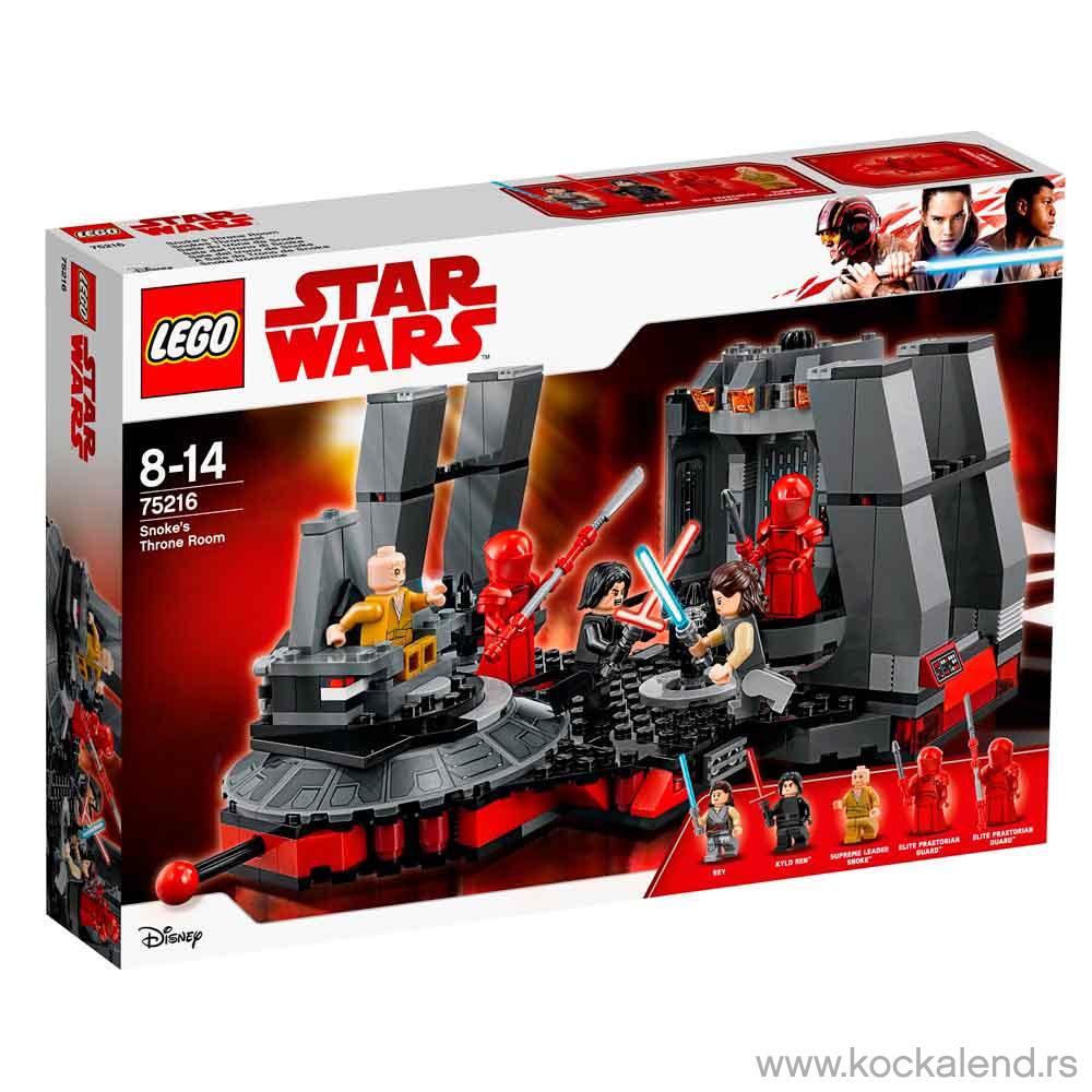 LEGO STAR WARS SNOKES THRONE ROOM 