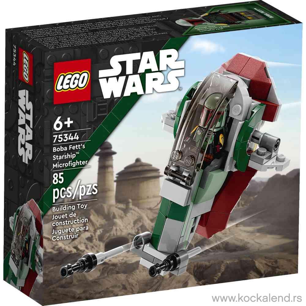 LEGO STAR WARS TM BOBA FETTS STARSHIP MICROFIGHTER 