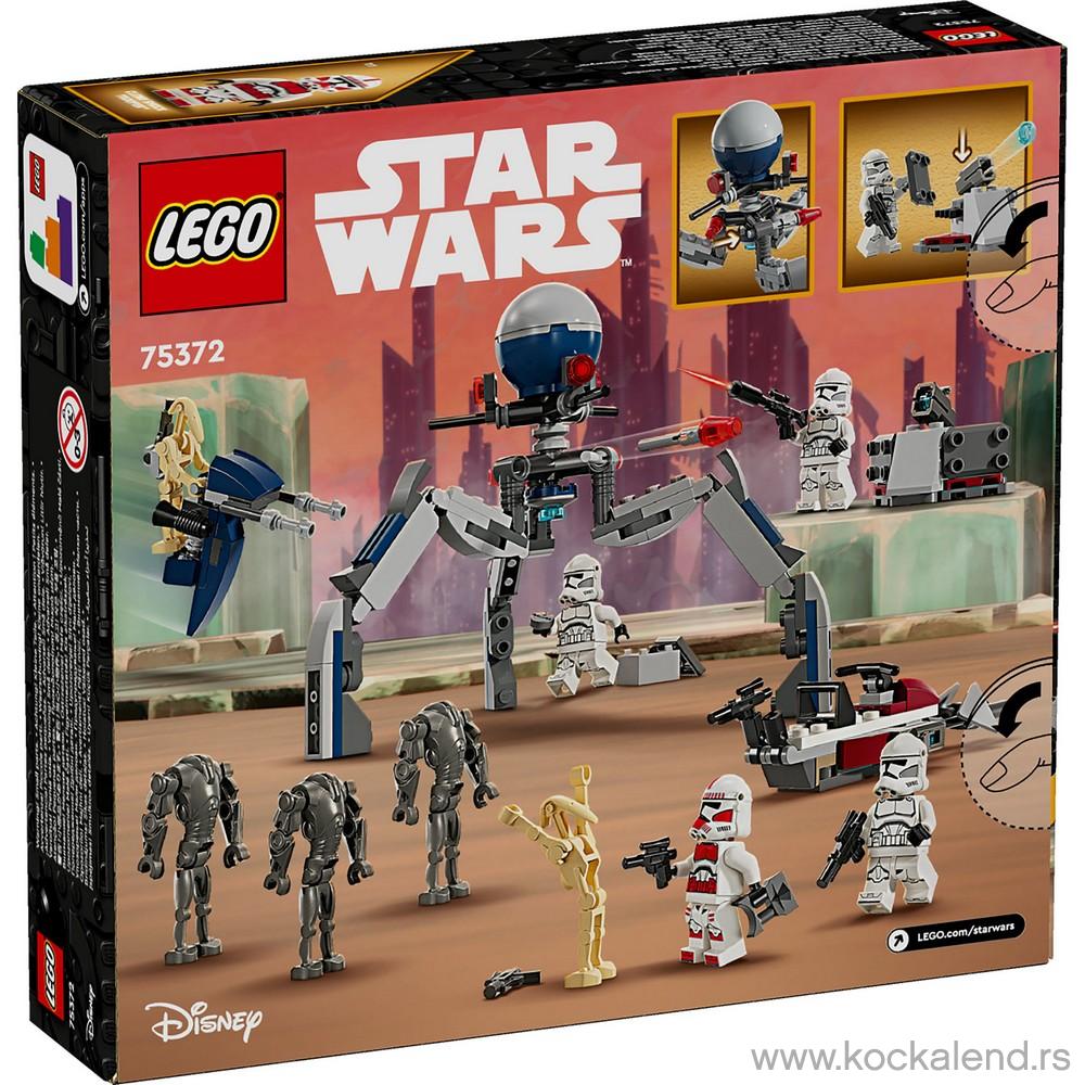 LEGO STAR WARS TM CLONE TROOPER AND BATTLE DROID 