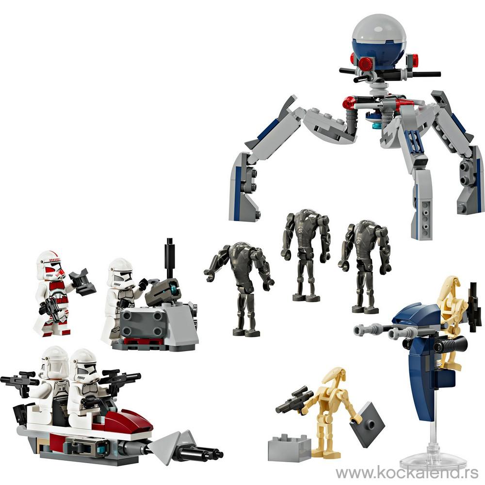 LEGO STAR WARS TM CLONE TROOPER AND BATTLE DROID 