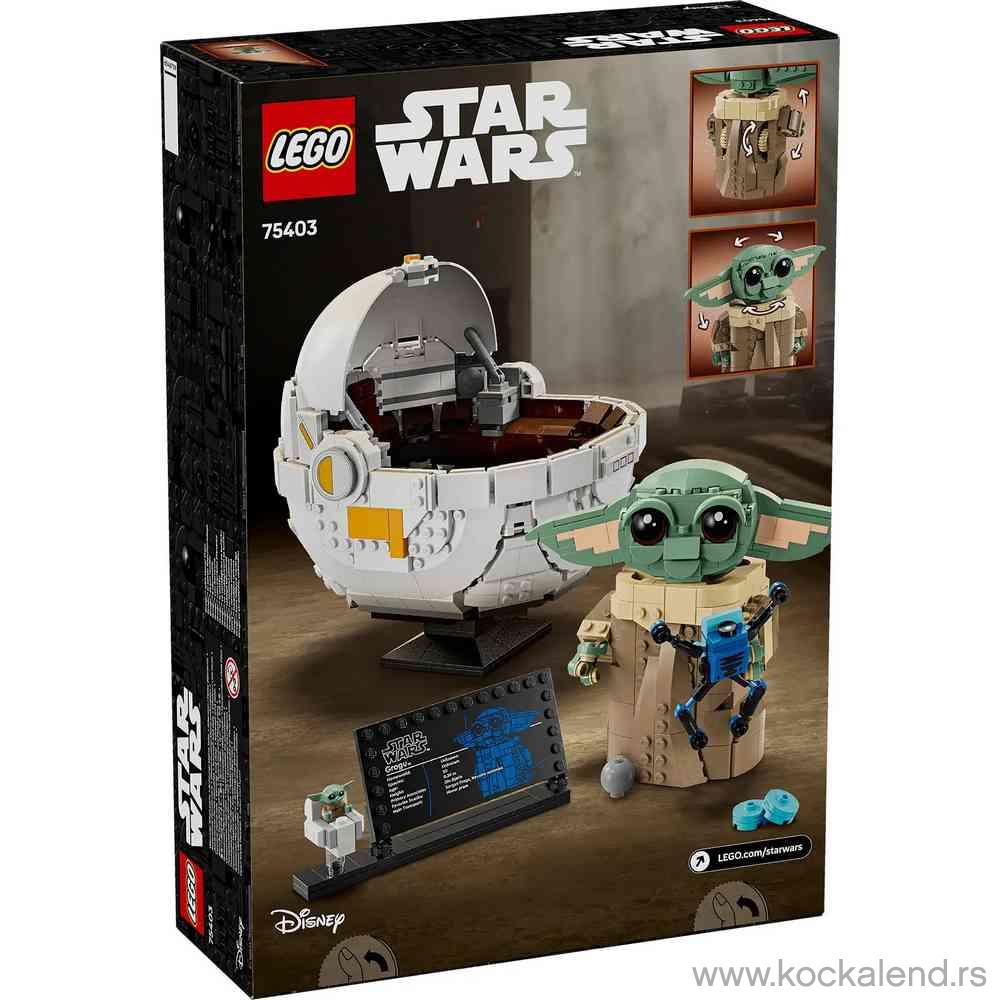 LEGO STAR WARS TM GROGU WITH HOVER PRAM 