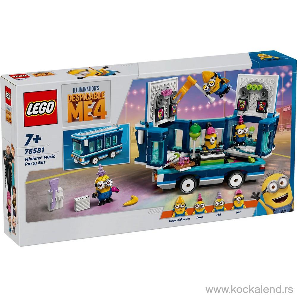 LEGO MINIONS MUSIC PARTY BUS 