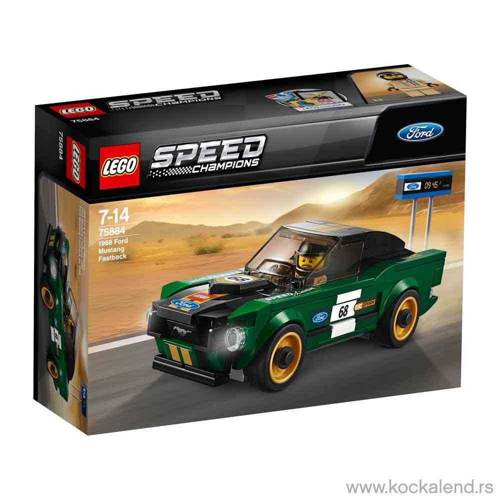 LEGO SPEED CHAMPIONS 1968 FORD MUSTANG FASTBACK 