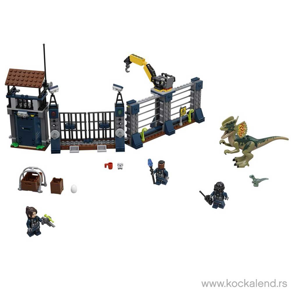 LEGO JURASSIC WORLD DILOPHOSAURUS OUTPOST ATTACK 