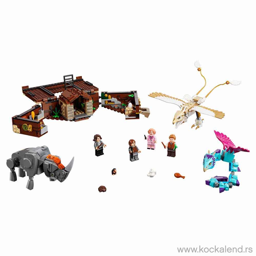 LEGO HARRY POTTER NEWT CASE OF MAGICAL CREATURES 