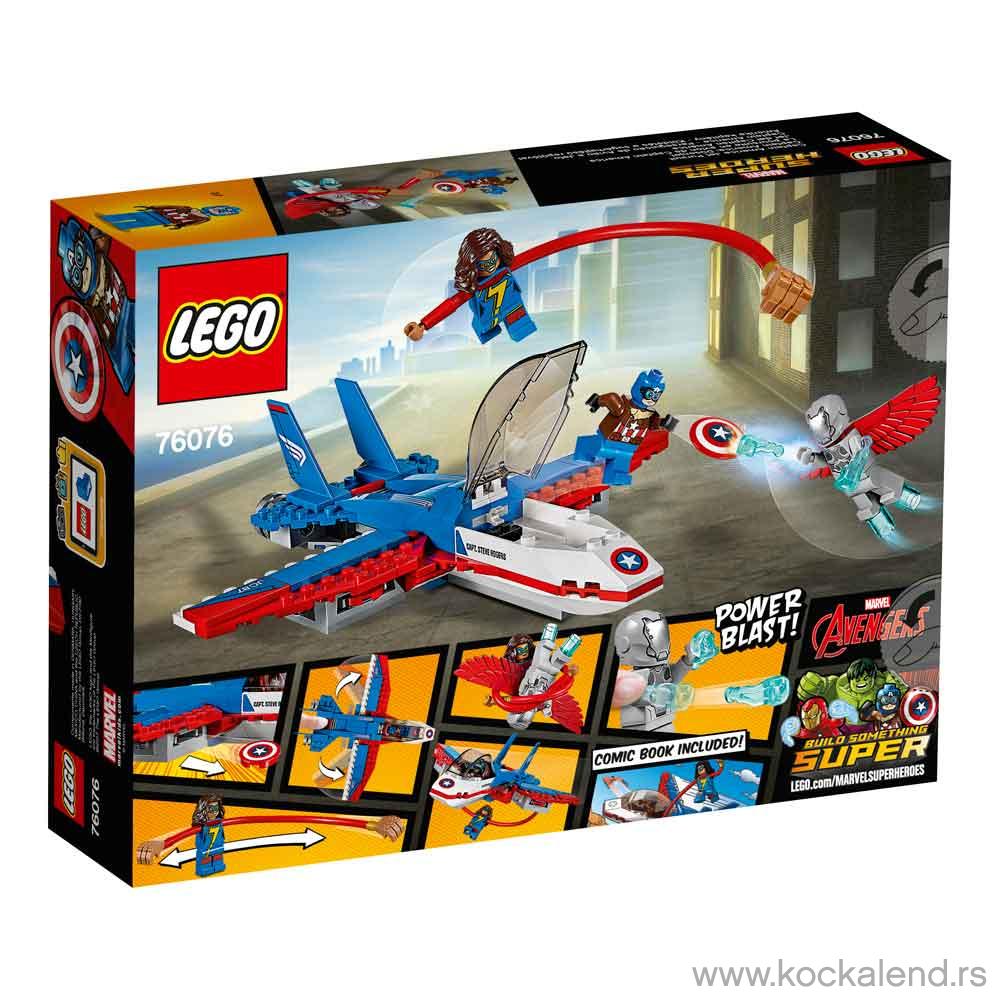 LEGO SUPER HEROES CAPTAIN AMERICA JET PURSUIT 