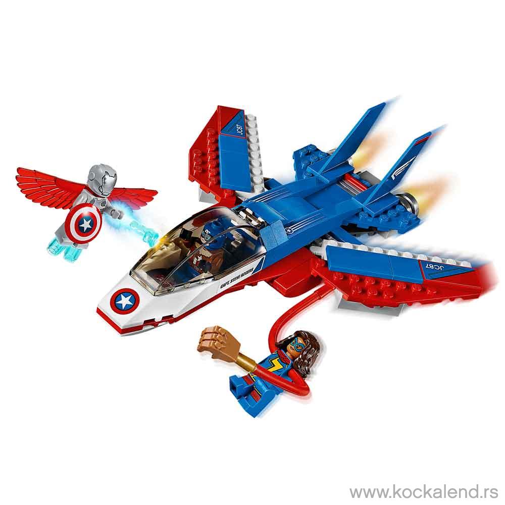 LEGO SUPER HEROES CAPTAIN AMERICA JET PURSUIT 