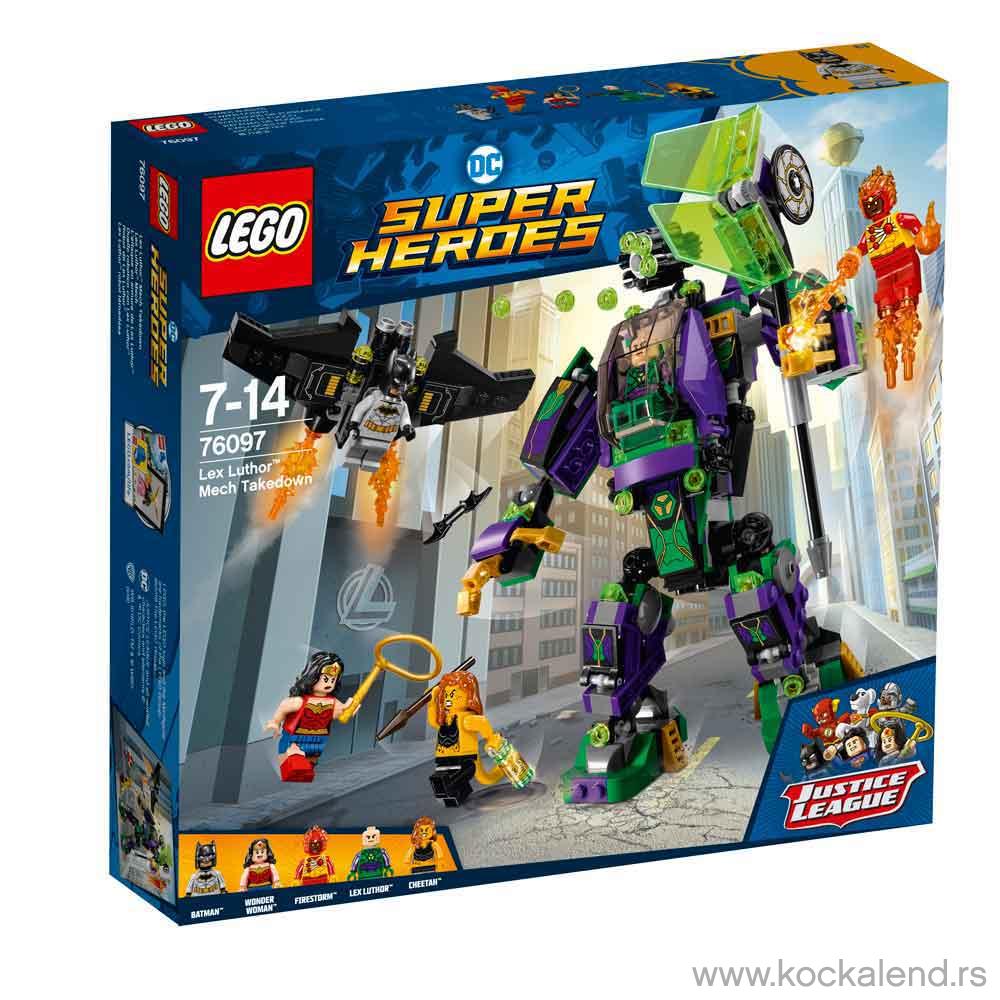 LEGO SUPER HEROES LEX LUTHOR MECH TAKEDOWN 