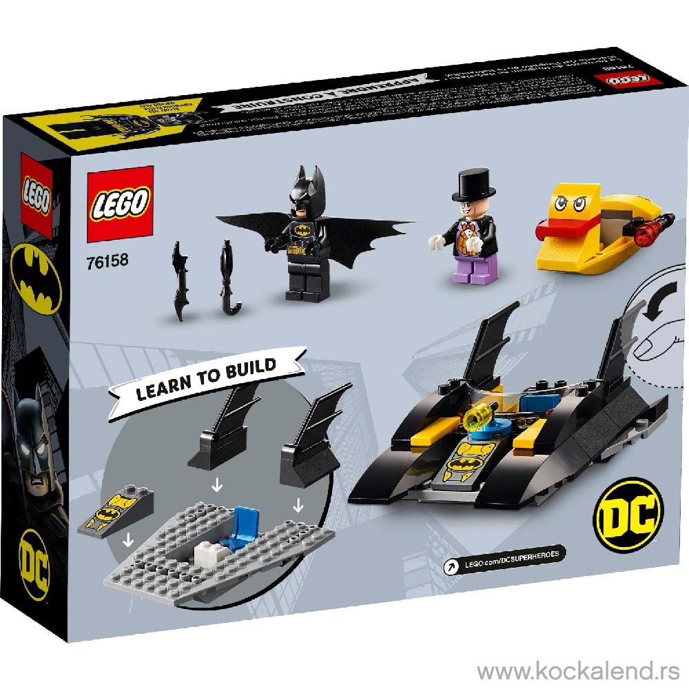 LEGO DC BATMAN BATBOAT THE PENGUIN PURSUIT 