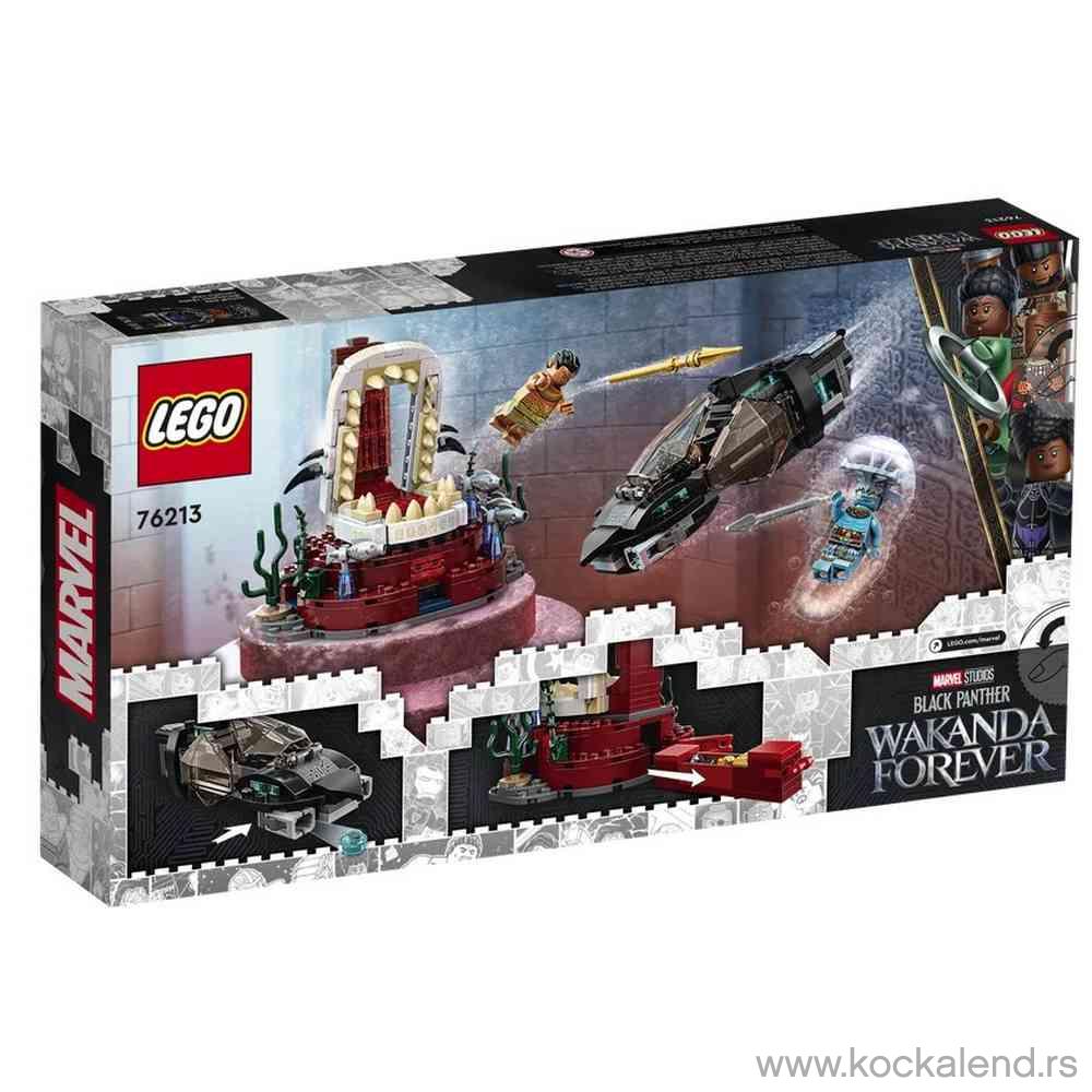 LEGO BLACK PANTER KING NAMORS THRONE ROOM 