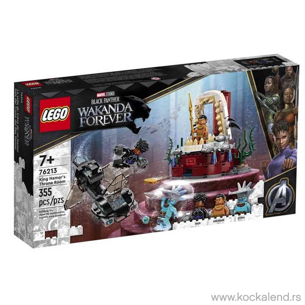 LEGO BLACK PANTER KING NAMORS THRONE ROOM 