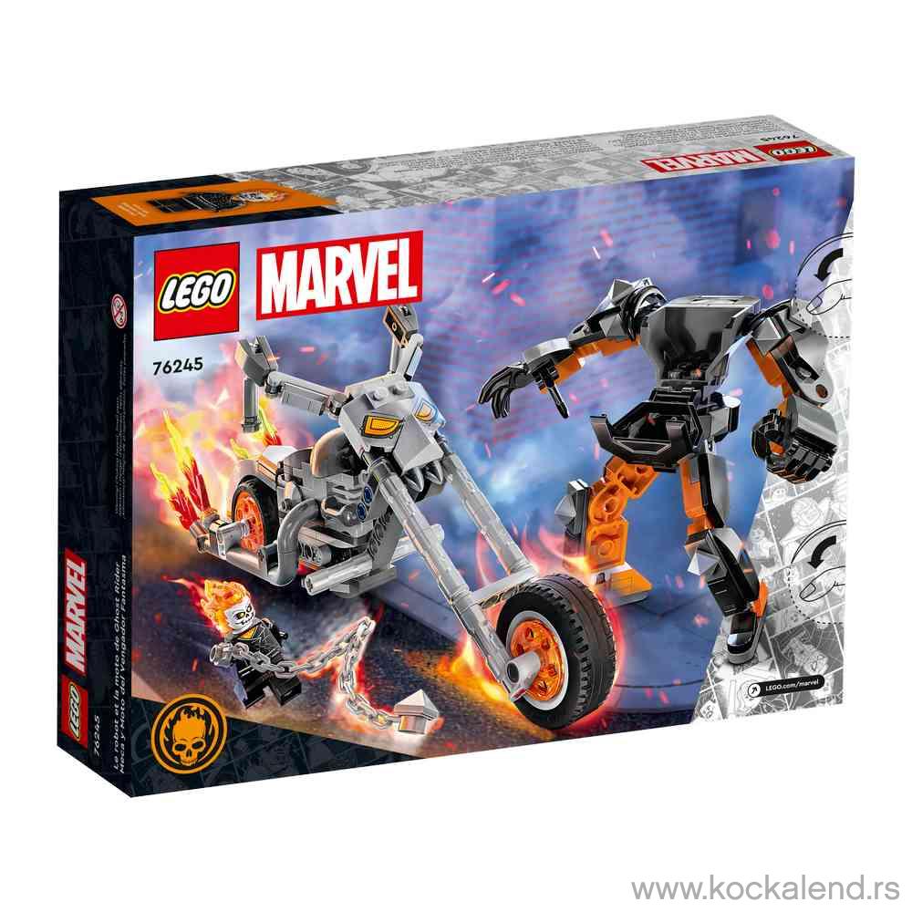 LEGO SUPER HEROES GHOST RIDER MECH  AND  BIKE 