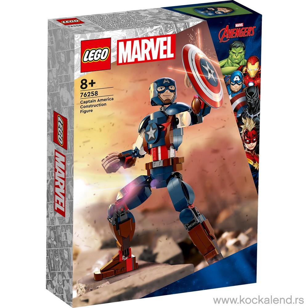 LEGO SUPER HEROES MARVEL CAPTAIN AMERICA CONSTRUCTION FIGURE 