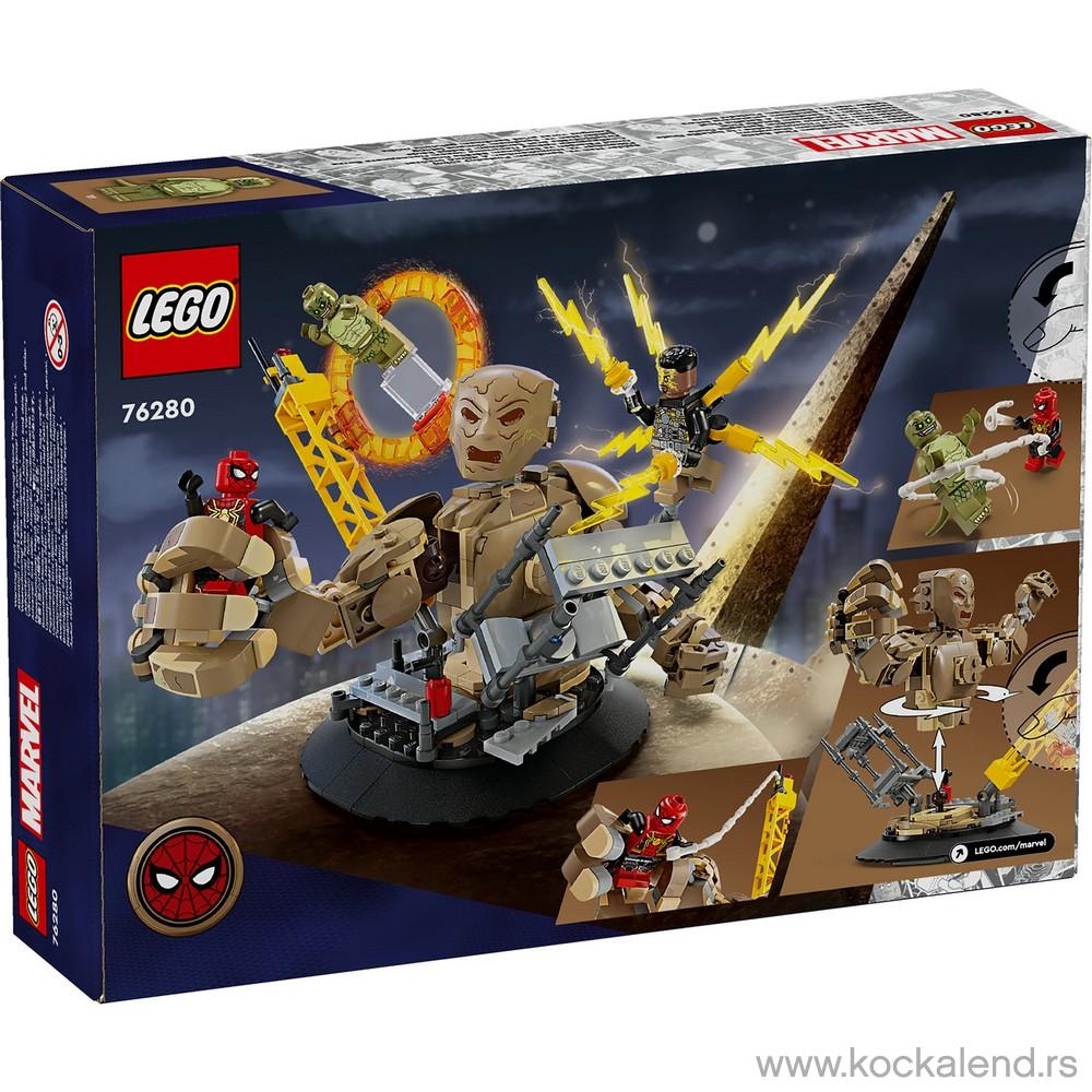 LEGO SUPER HEROES MARVEL SPIDERMAN VS SANDMAN FINAL BATTLE 