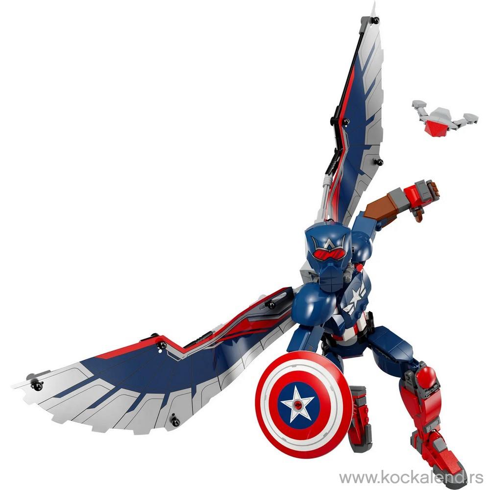 LEGO SUPER HEROES MARVEL CAPTAIN AMERICA CONSTRUCTION FIGURE 