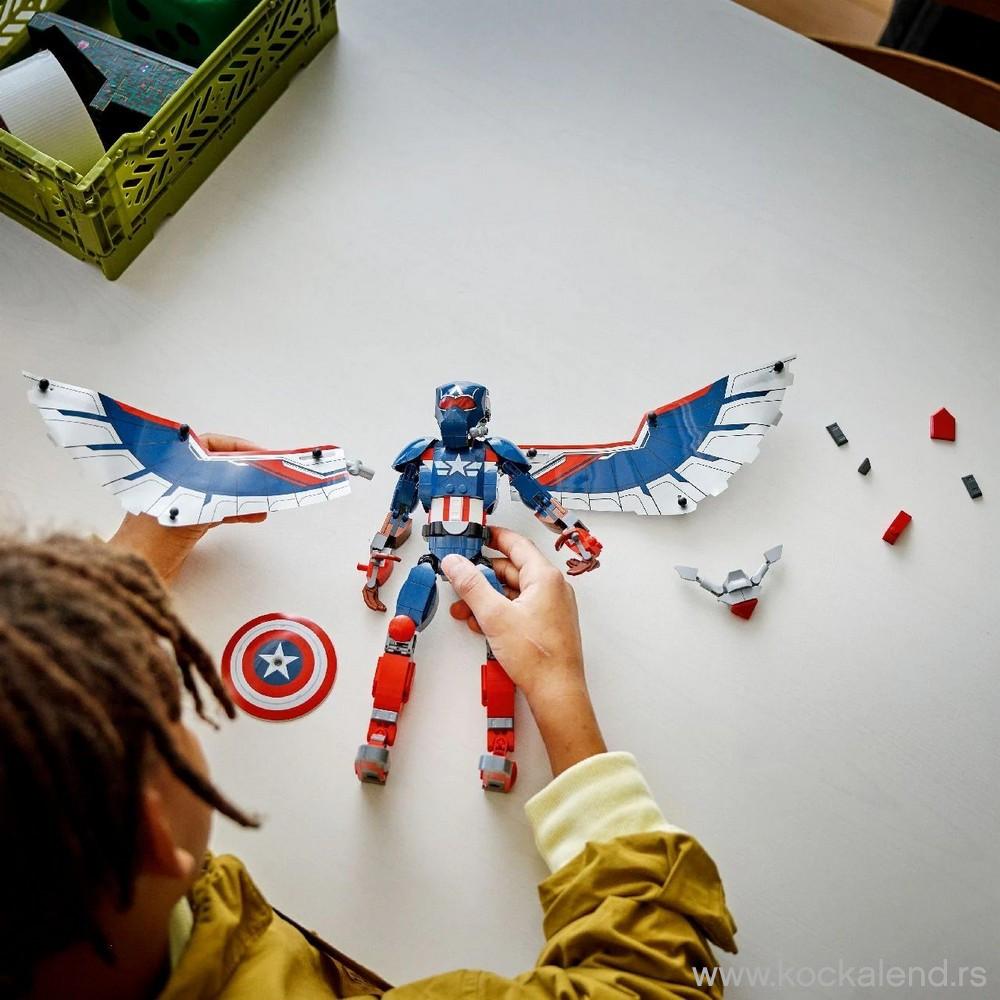 LEGO SUPER HEROES MARVEL CAPTAIN AMERICA CONSTRUCTION FIGURE 
