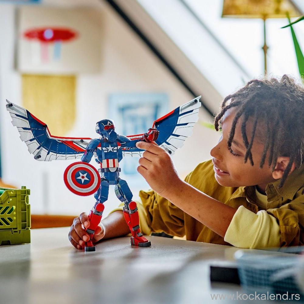 LEGO SUPER HEROES MARVEL CAPTAIN AMERICA CONSTRUCTION FIGURE 