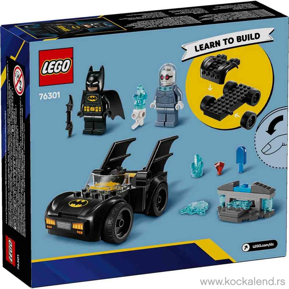 LEGO SUPER HEROES BATMAN  AND  BATMOBILE VS MR FREEZE