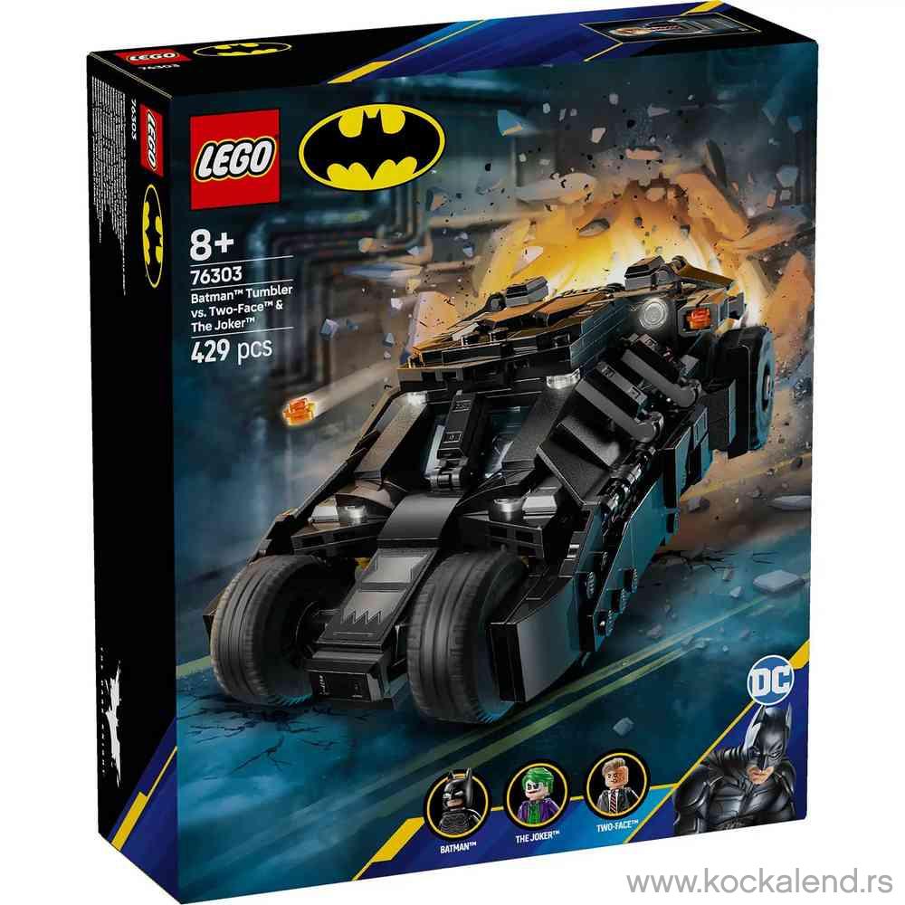LEGO SUPER HEROES BATMAN TUMBLER VS TWO-FACE  AND  THE JOKE