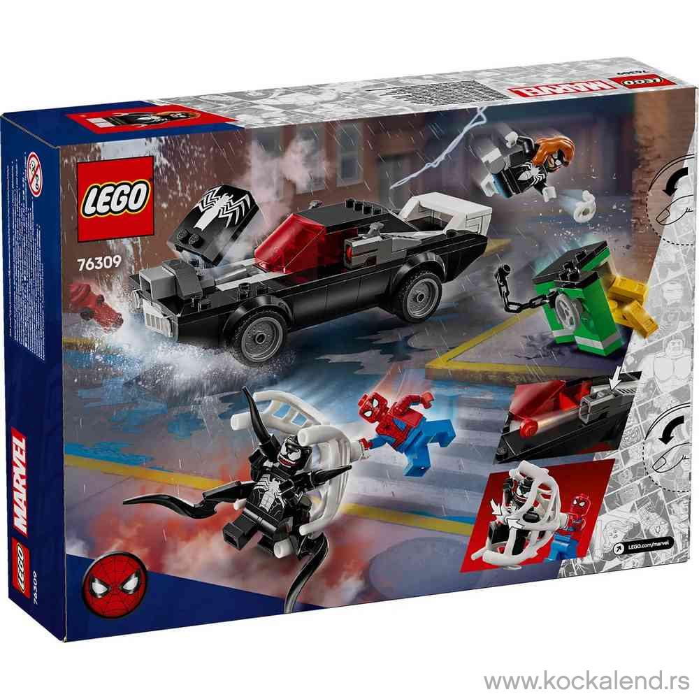 LEGO SUPER HEROES SPIDER-MAN VS VENOM MUSCLE CAR