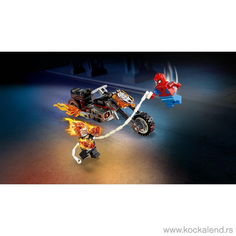 LEGO SUPER HEROES MARVEL SPIDERMAN VS GHOST RIDER MECH 