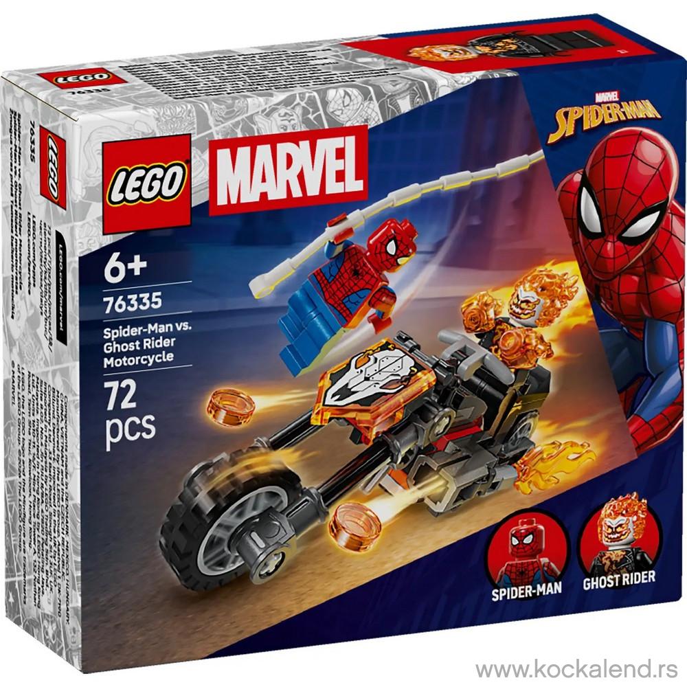 LEGO SUPER HEROES MARVEL SPIDERMAN VS GHOST RIDER MECH 