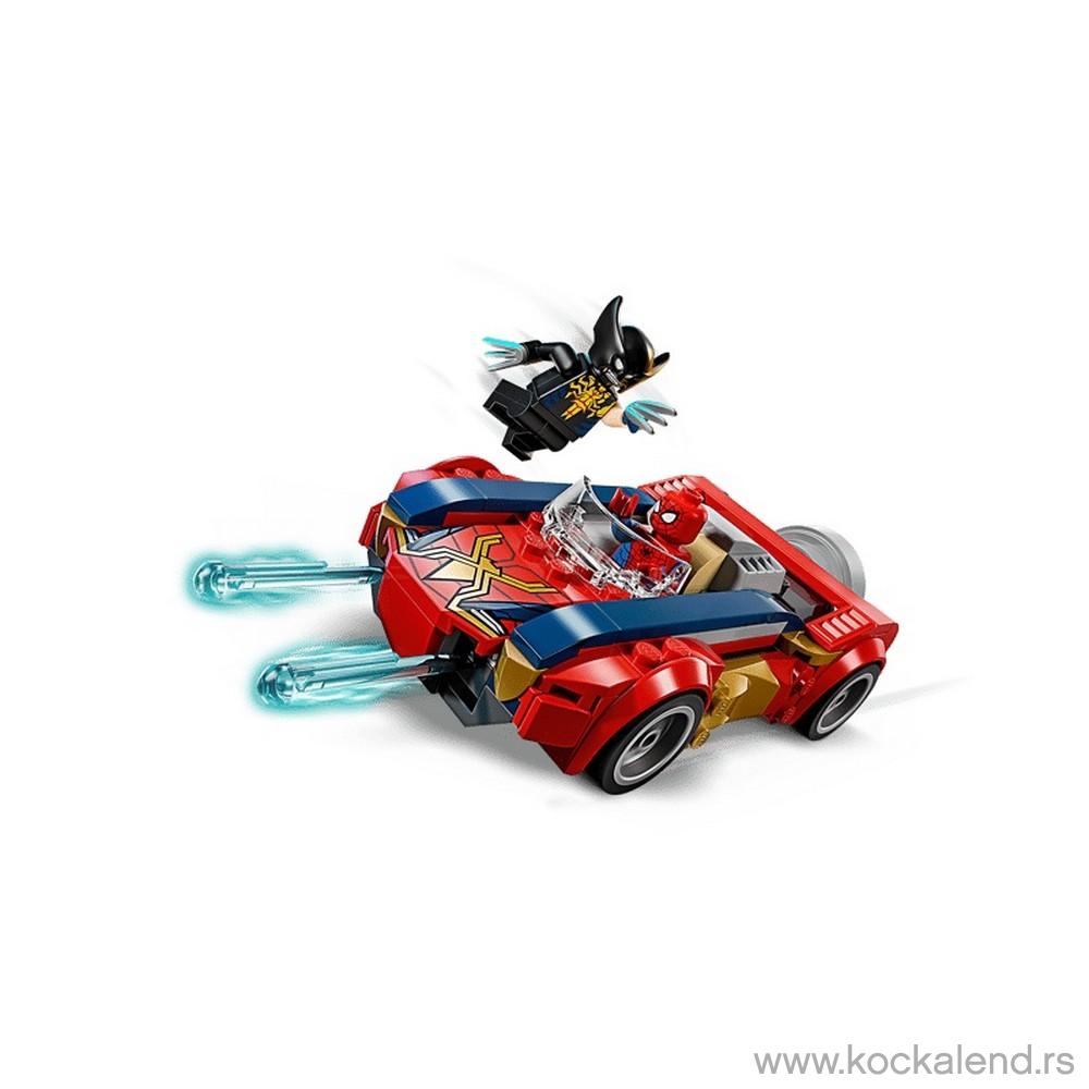 LEGO SUPER HEROES MARVEL SPIDERMAN CAR VS VENOMIZED 