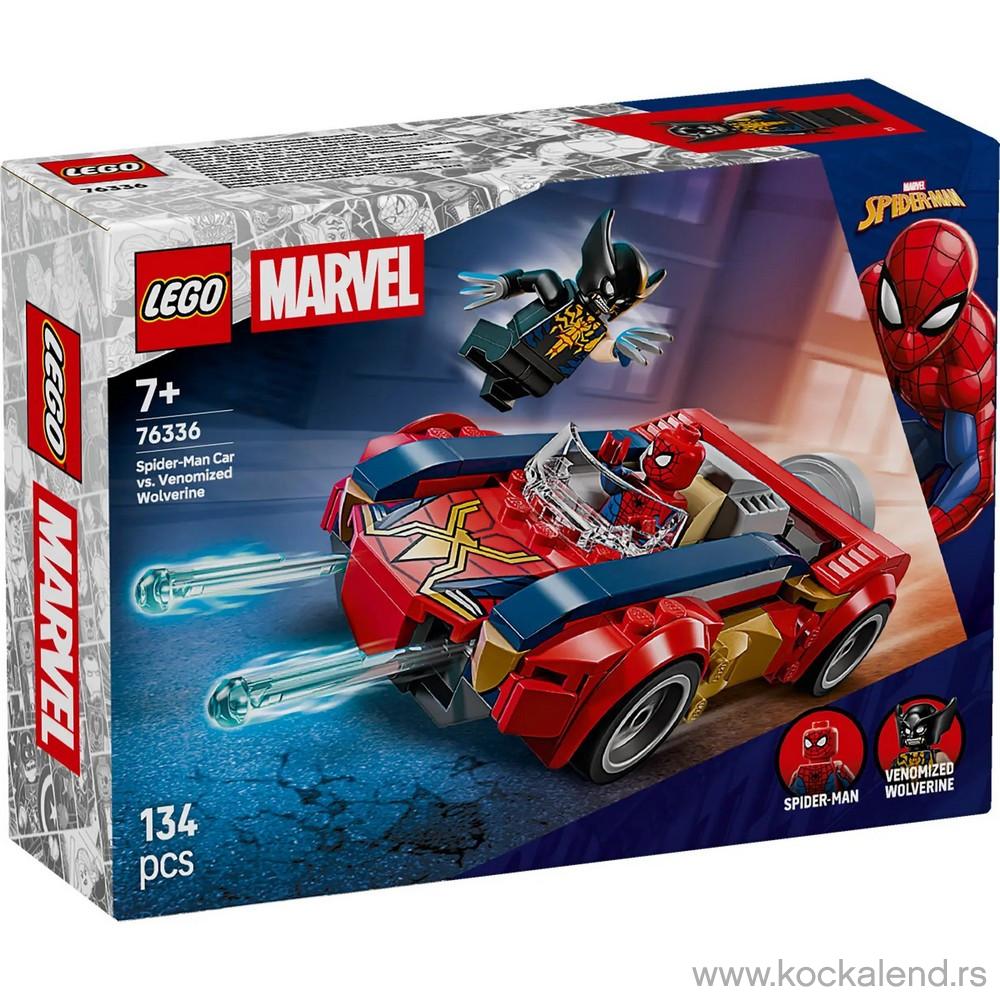 LEGO SUPER HEROES MARVEL SPIDERMAN CAR VS VENOMIZED 