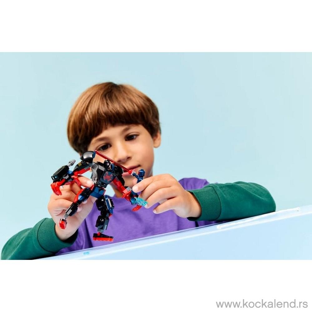 LEGO SUPER HEROES MARVEL MILES MORALES MECH VS SPIDERMAN 