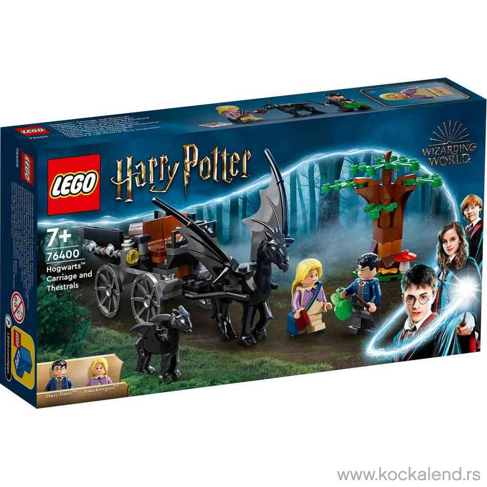 LEGO HARRY POTTER HOGWARTS CARRIAGE AND THESTRALS  