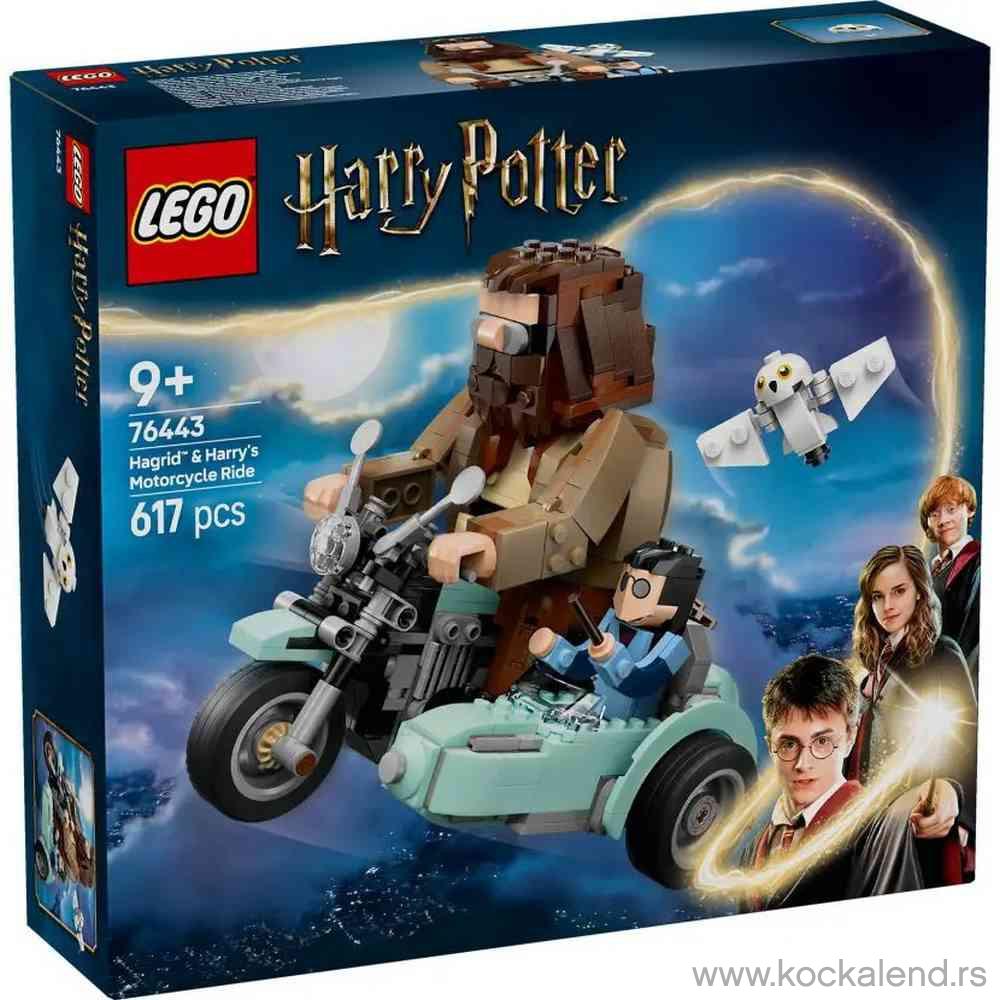 LEGO HARRY POTTER TM HAGRID  AND  HARRYS MOTORCYCLE RIDE
