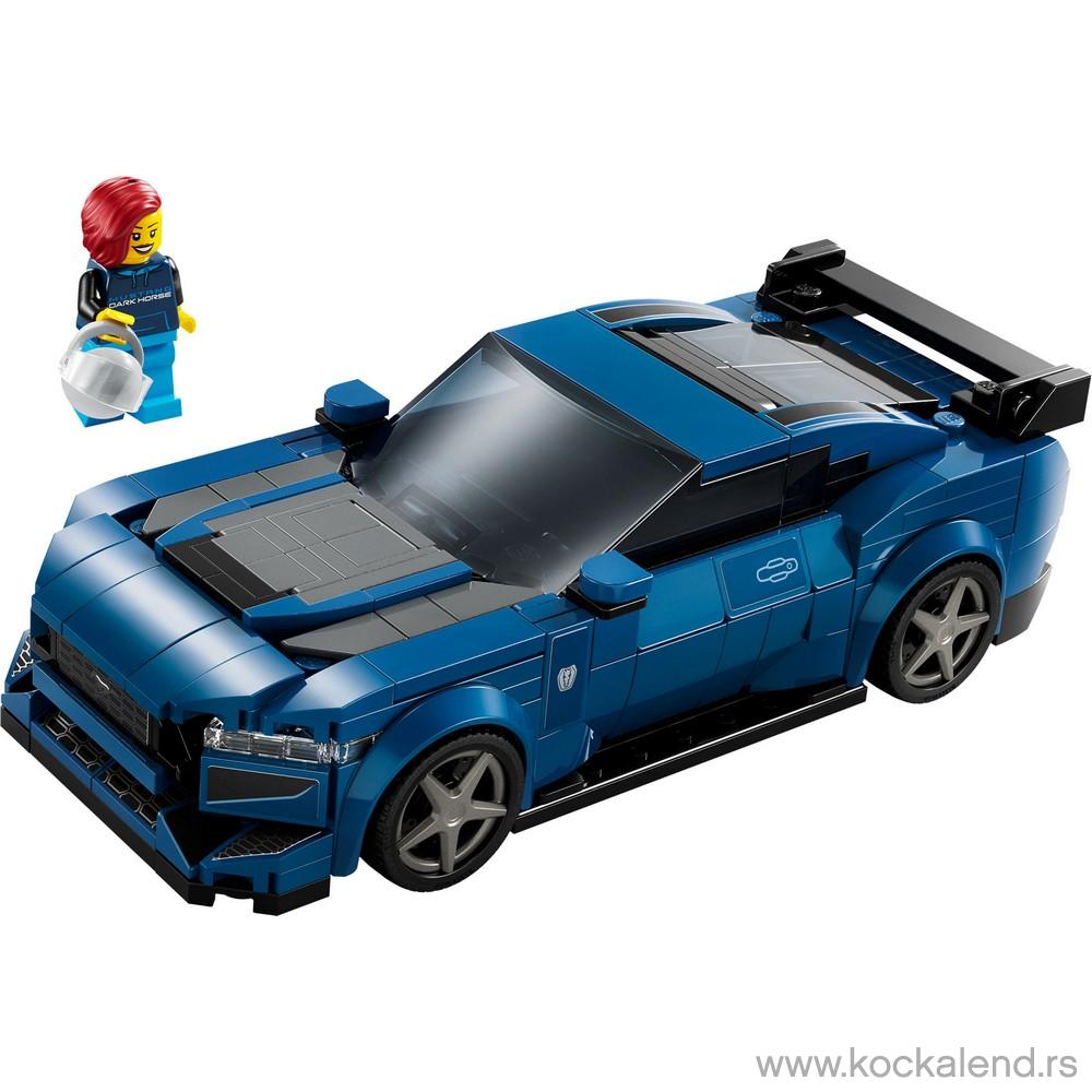 LEGO SPEED CHAMPIONS FORD MUSTANG DARK HORSE SPORTS CAR 