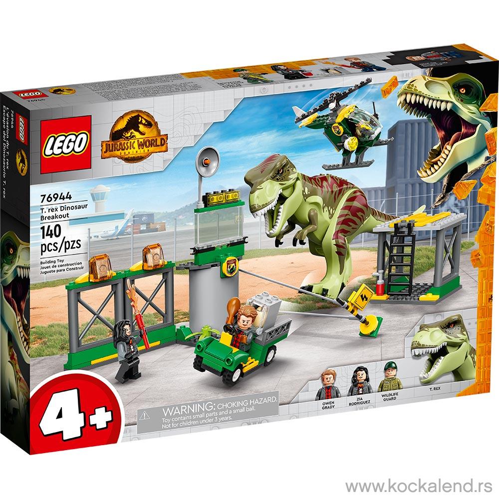 LEGO JURASSIC WORLD T. REX DINOSAUR BREAKOUT 