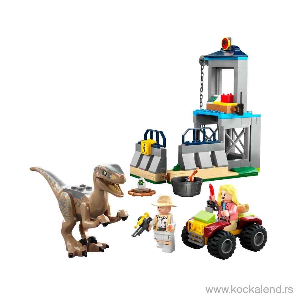 LEGO JURASSIC WORLD VELOCIRAPTOR ESCAPE 